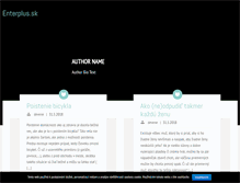 Tablet Screenshot of enterplus.sk